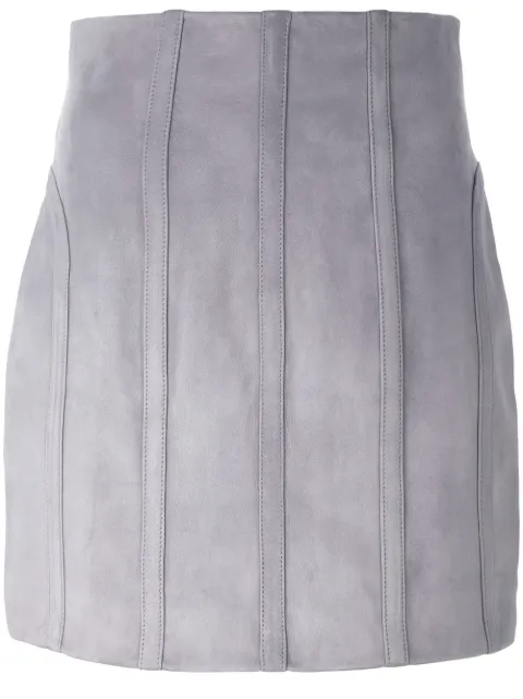 Balmain stitched detail pencil skirt