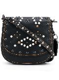 Coach mini studded saddle bag - Black