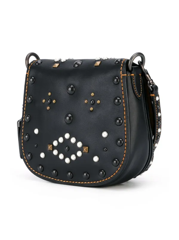 ⭐️SALE 【COACH】スタッズデザイン ショルダーバッグ Coach スタッズ装飾 ショルダーバッグ ミニ 通販