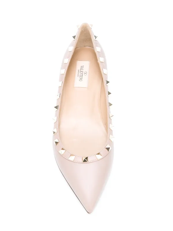 VALENTINO GARAVANI ロックスタッズ フラットシューズ Valentino Garavani Valentino Garavani ロックスタッズ フラット
