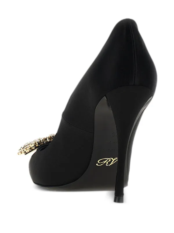 Roger Vivier 100mm Efflorescence Pumps | Black | FARFETCH