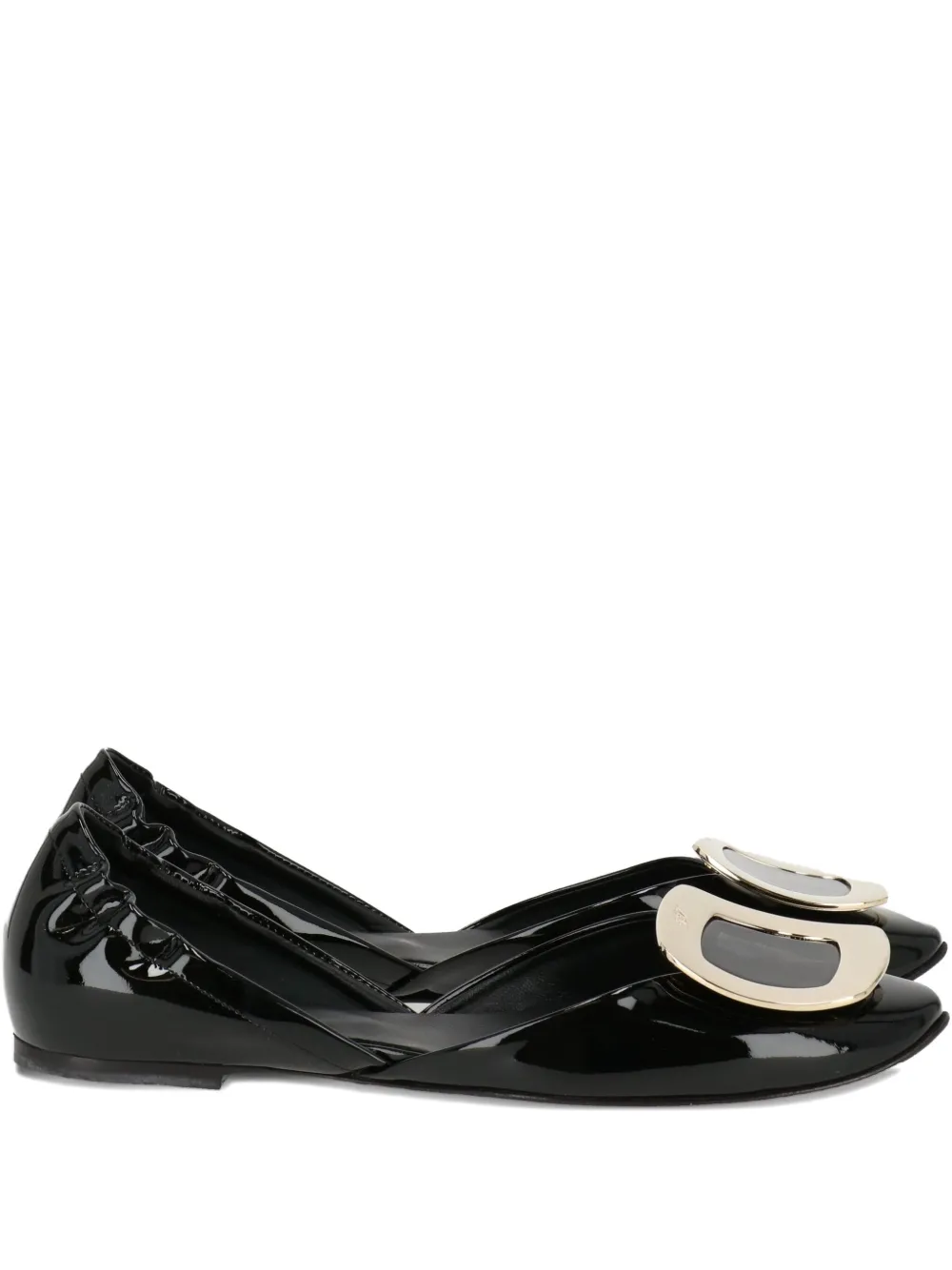 Roger Vivier buckle detail ballet flats | Black | Image 1
