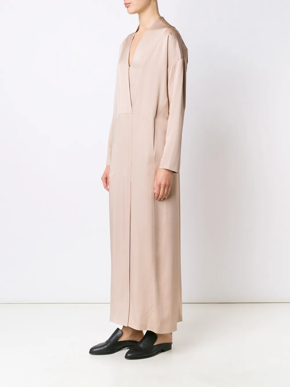 Zero + Maria Cornejo 'Long Lee' dress - Roze