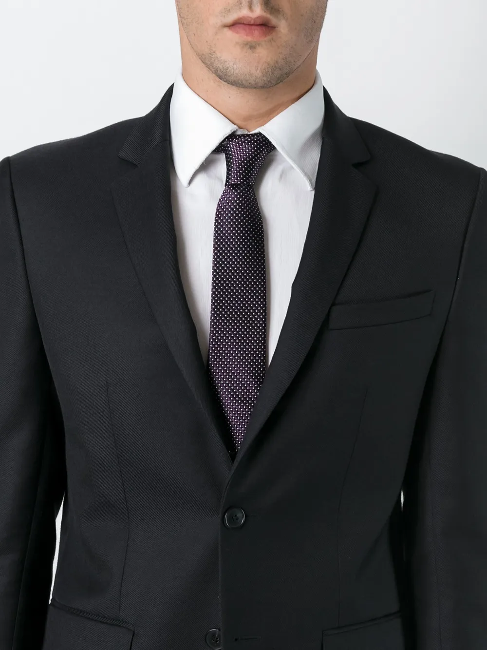 Valentino Garavani woven tie - Paars