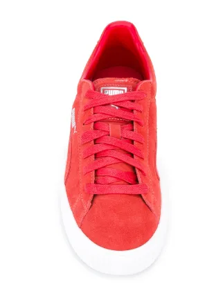 puma platform red