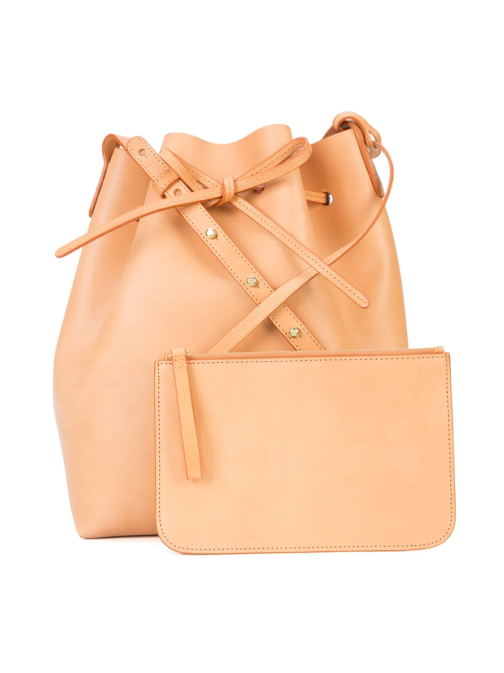 Mansur Gavriel drawstring fastening Bucket Bag Farfetch