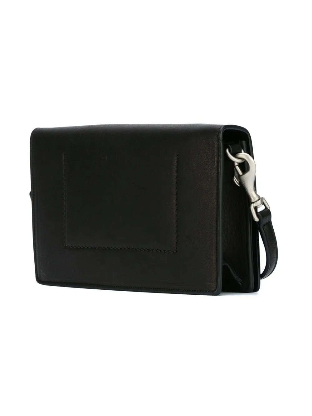 Rick Owens rectangular shoulder bag Zwart