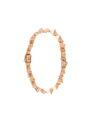 Anita Ko 18kt Rose Gold Small Diamond Spike Bracelet Farfetch Anita Ko 18kt Rose Gold Small Diamond Spike Bracelet
