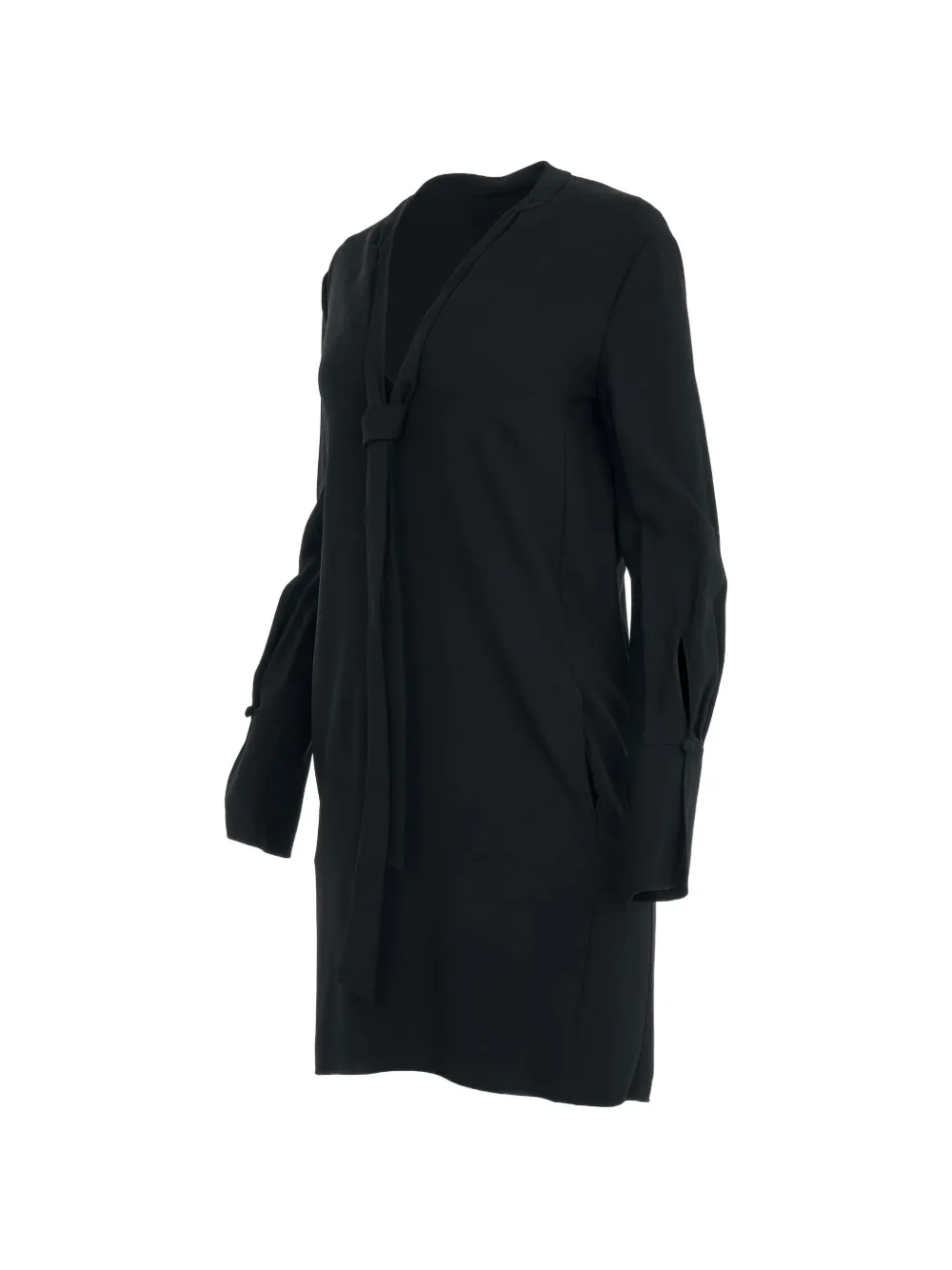  Chloé Kleid Mit Schnürung   Schwarz 
