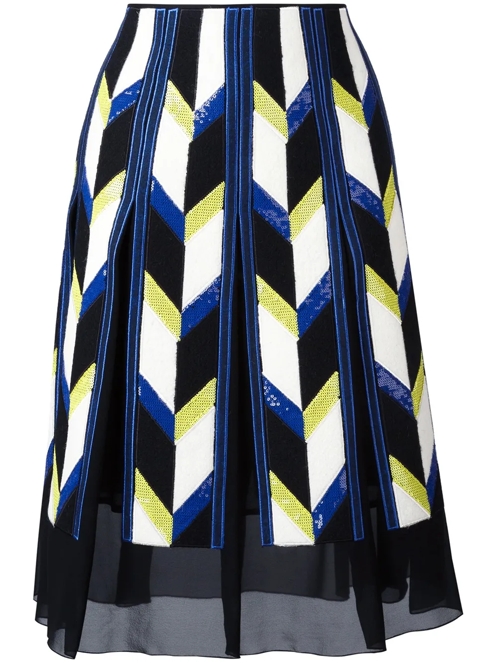 PUCCI sequin embellished skirt - Nero