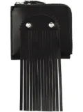 Comme Des Garçons Wallet fringed cardholder - Black