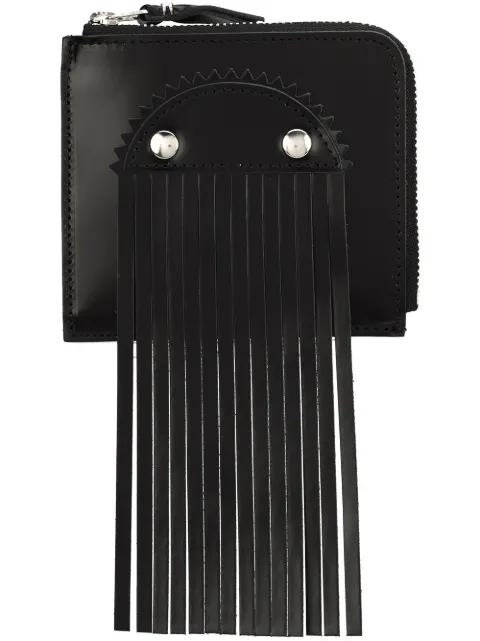Comme Des Garçons Wallet porte-cartes frangés