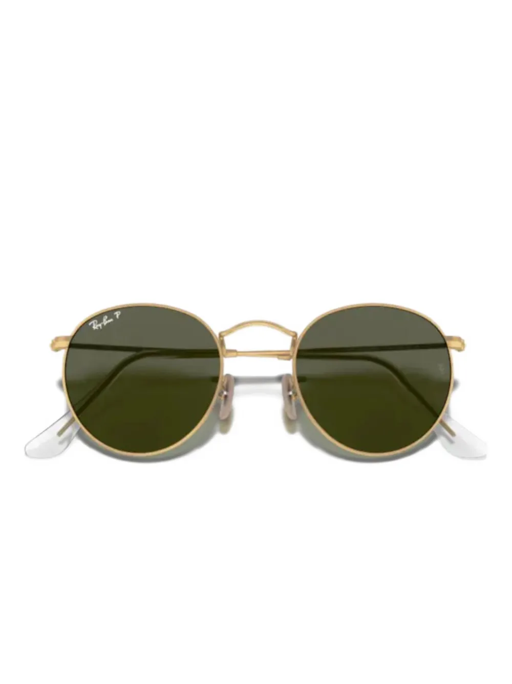 Ray-Ban نظارة شمسية بإطارات مستديرة | ذهبي | Image 1