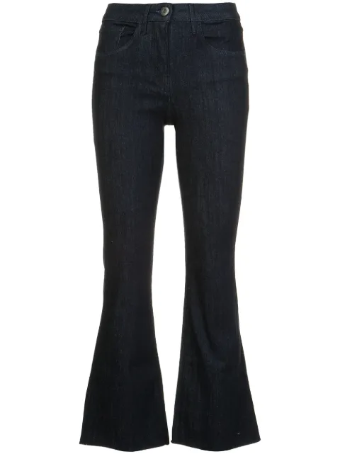 3x1 cropped flared jeans