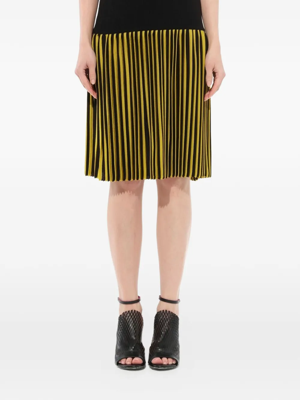 Givenchy Knielanger Plisseerock - Schwarz