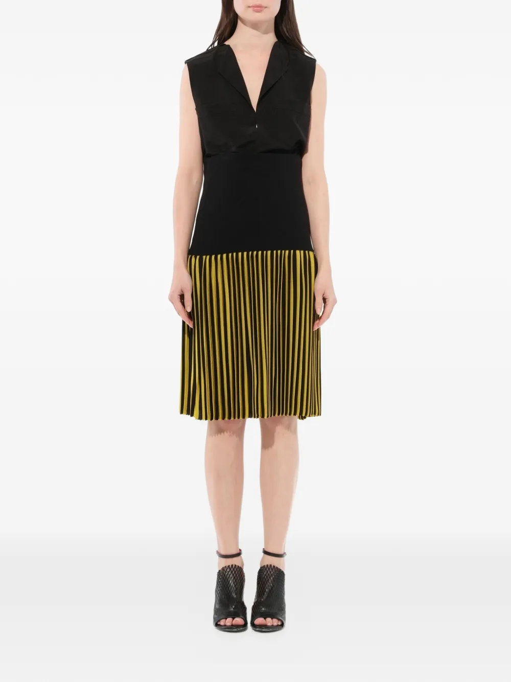 Givenchy pleated midi skirt Zwart
