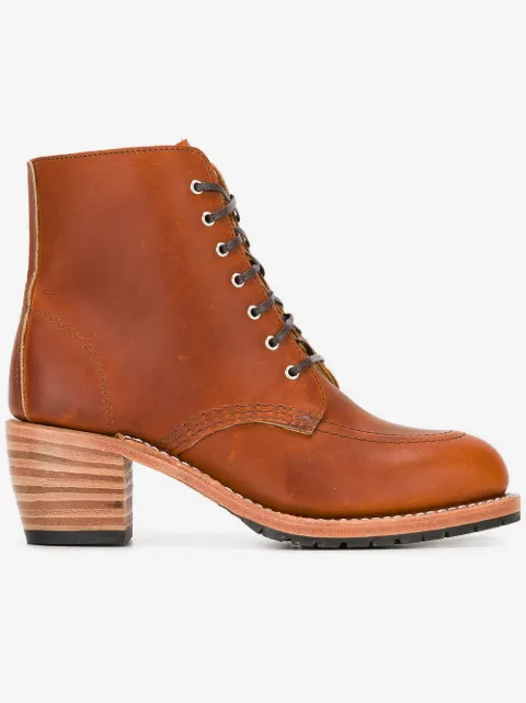 Red Wing Shoes lace-up boots 