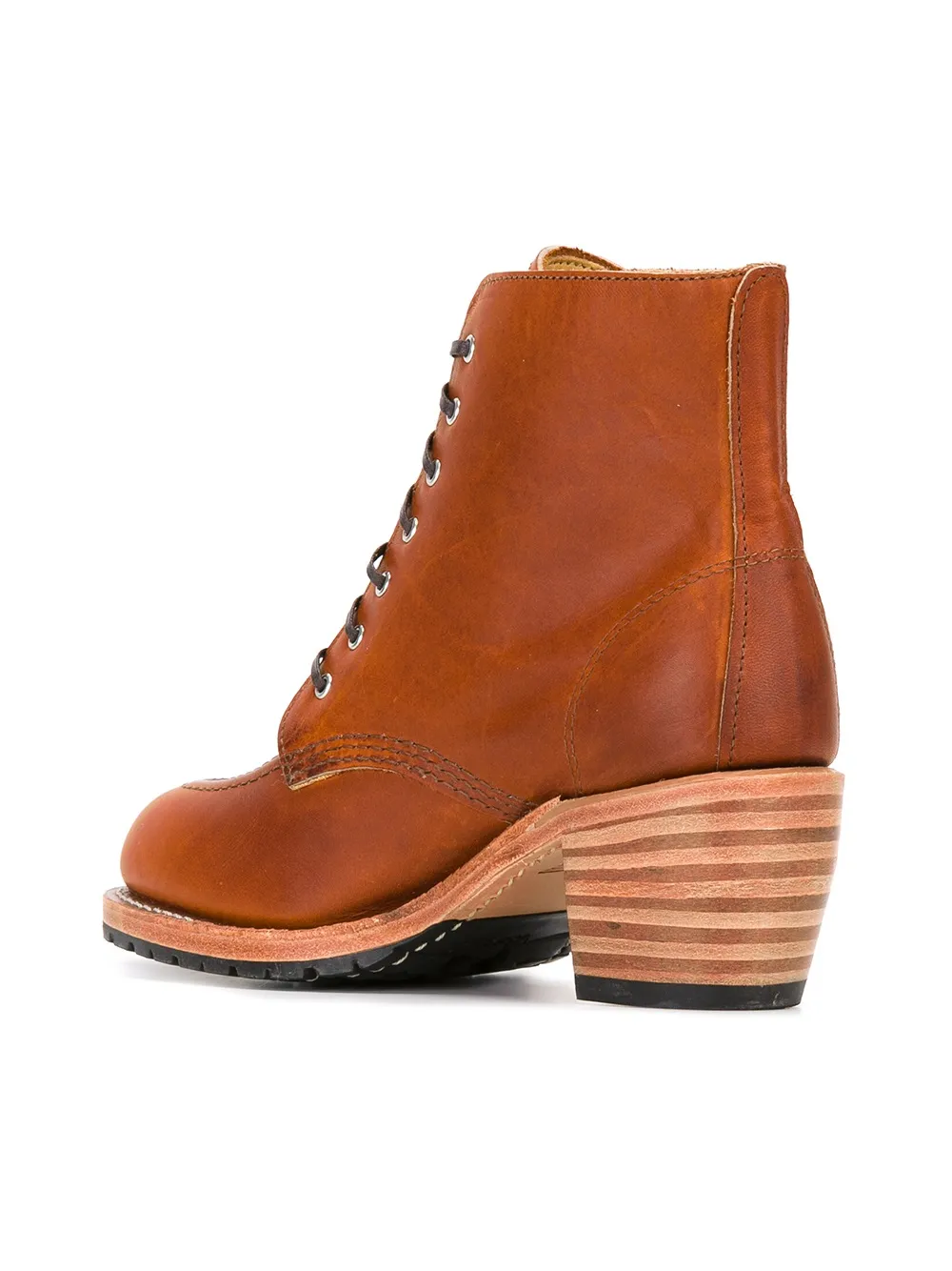 Red Wing Shoes lace-up boots Brown