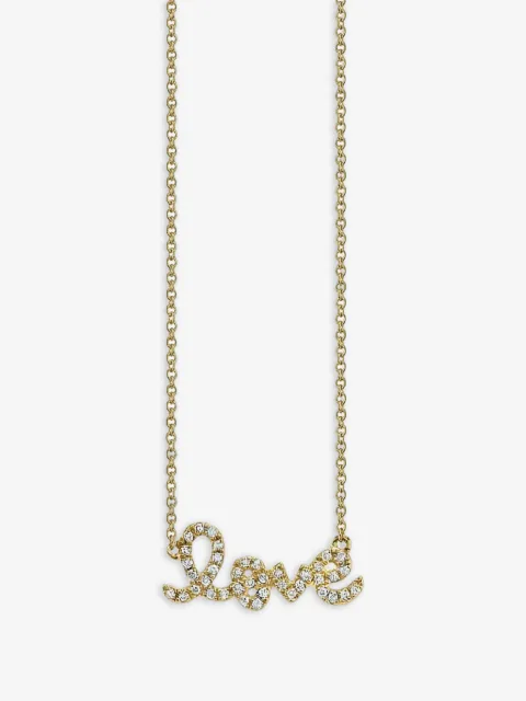 Sydney Evan love diamond necklace