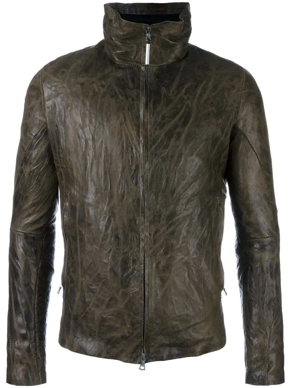 isaac sellam experience 拉链皮夹克