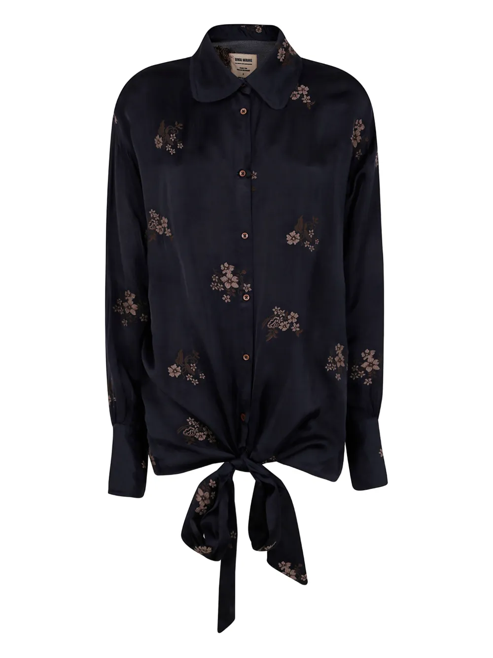 Uma Wang robe évasée "Tormenta" | noir | Image 1