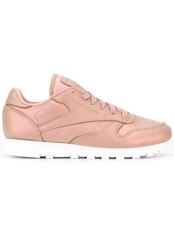 Reebok classic metallic fashion pink