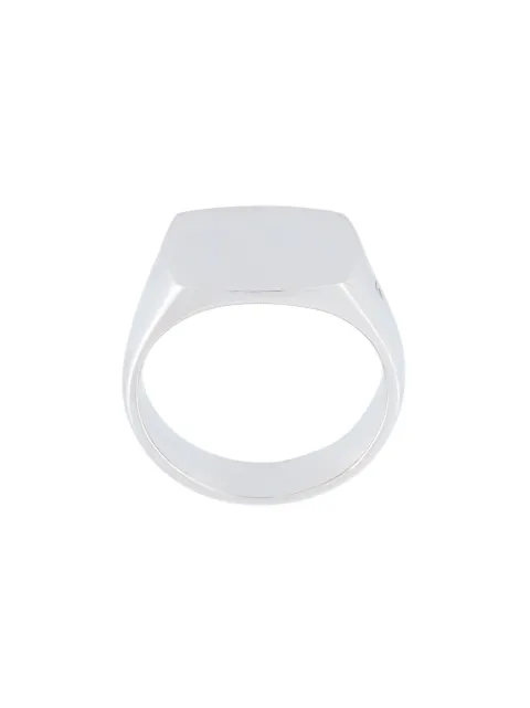 Tom Wood anillo de sello Cushion