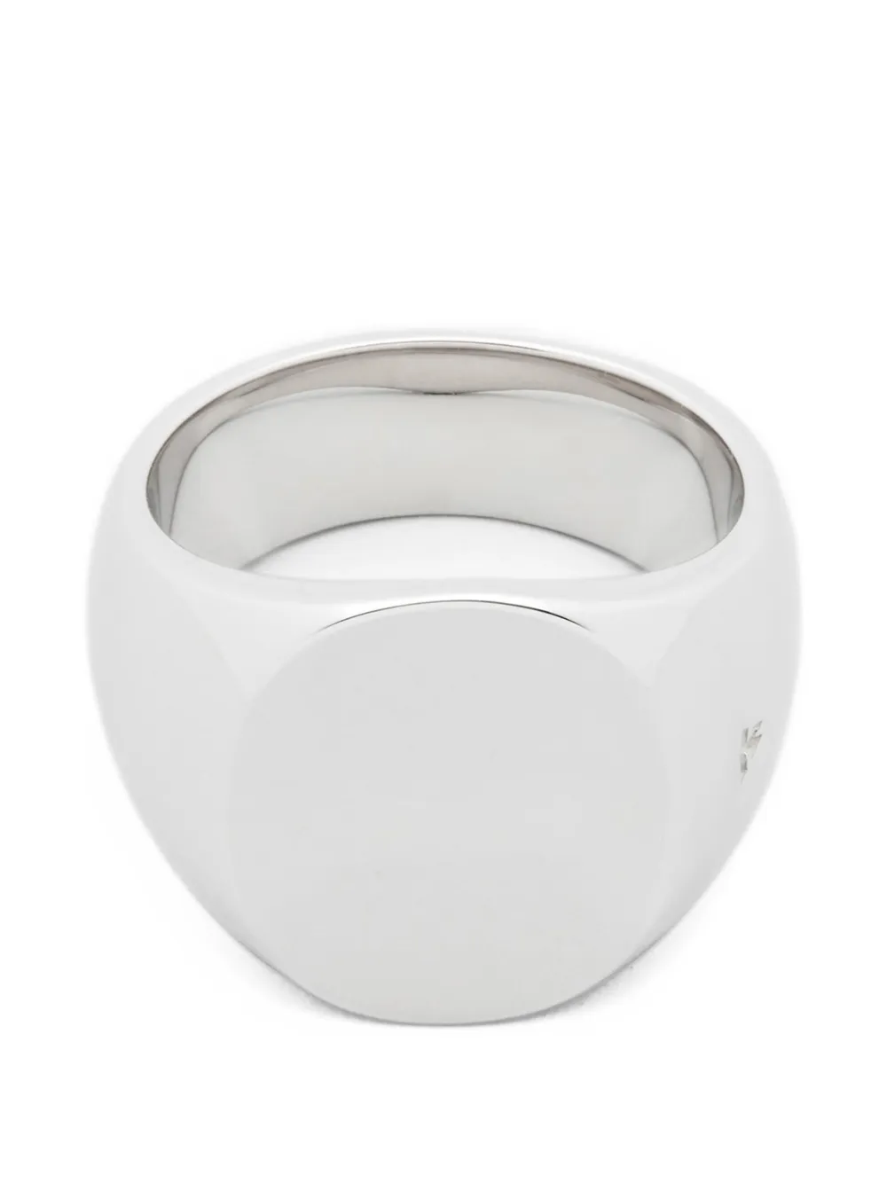 Tom Wood Oval Polished Signet Ring | Silver | FARFETCH