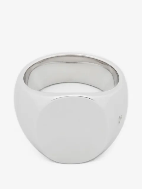Tom Wood Oval polished signet ring