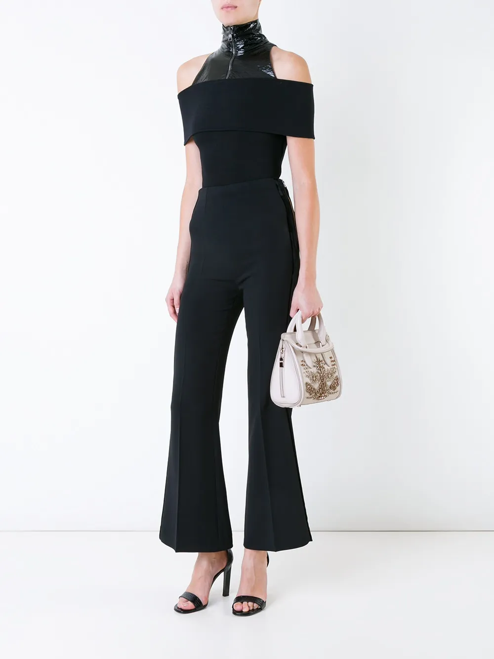 Alexander McQueen mini 'Heroine' tote - Wit