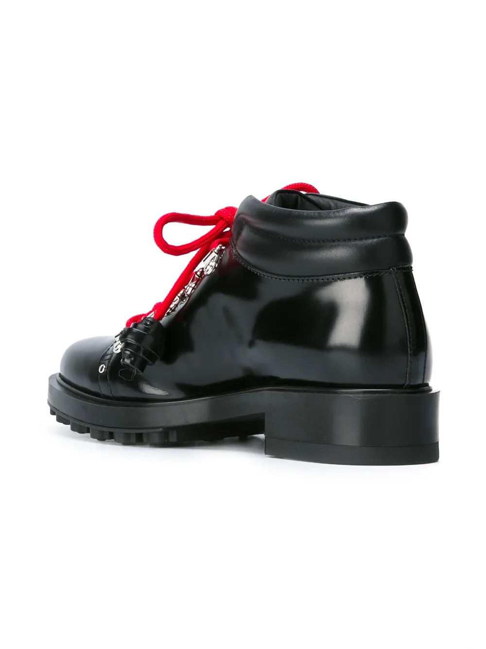 Tod's contrast lace boots Zwart