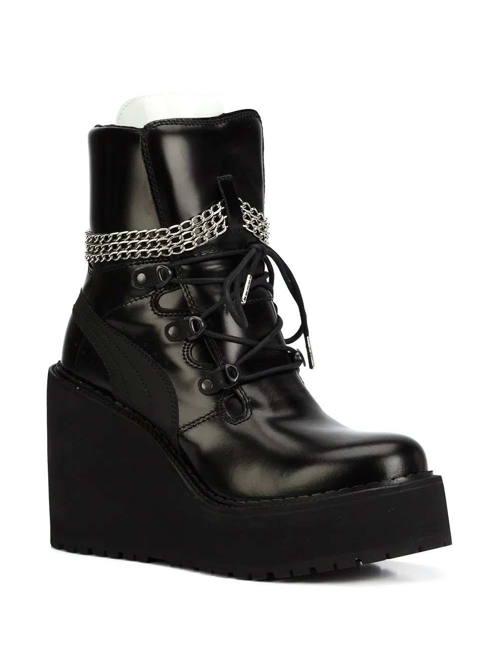 PUMA wedged boots Black