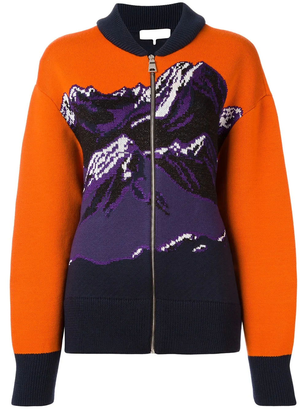 PUCCI Cardigan con stampa 'Mountain escape' - Giallo