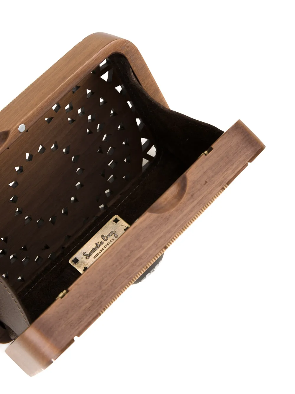 Sarah s Bag 'Mandala' clutch bag Bruin