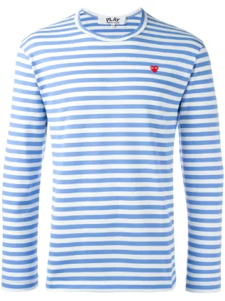 cdg light blue shirt