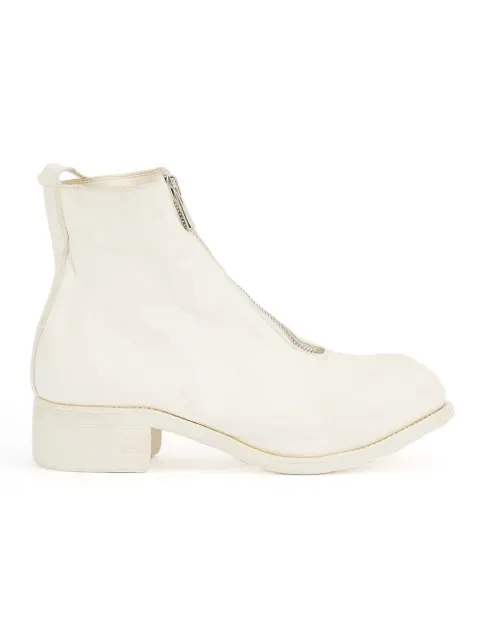 Guidi front-zip ankle boots