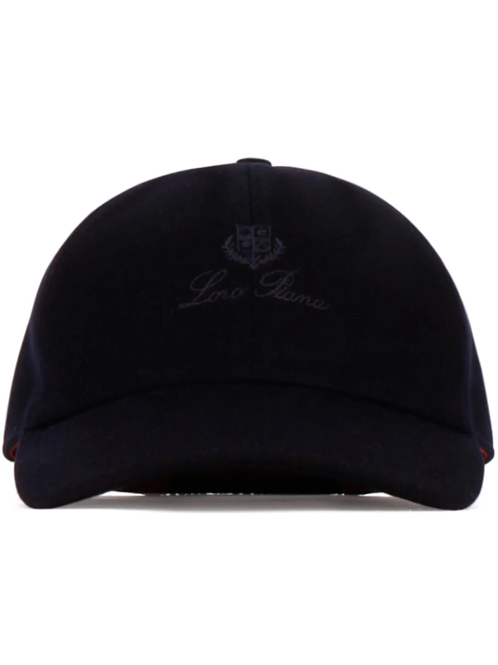 Loro Piana embroidered logo cap Blauw