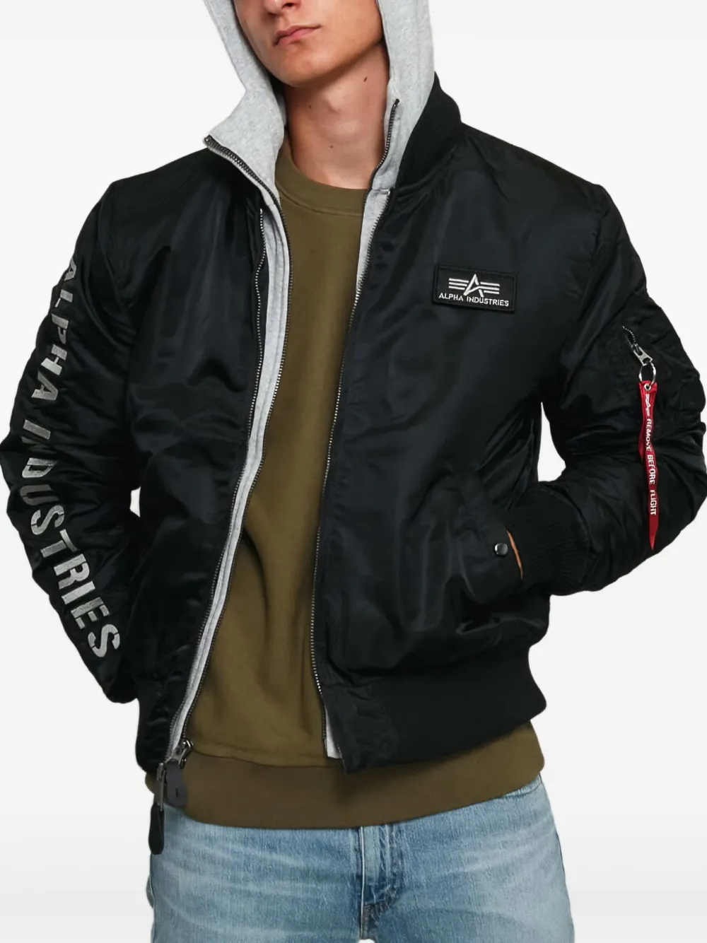 Alpha Industries hooded bomber jacket | Chamarras bomber | Image 2