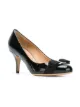 Imagem 2 de Salvatore Ferragamo Sapato de couro envernizado modelo 'Carla'