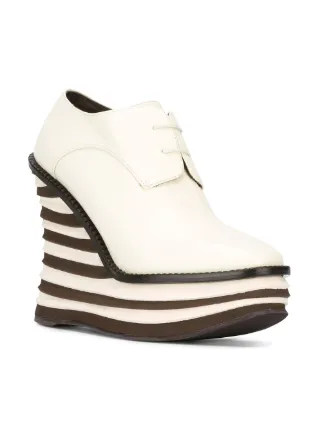 zapatos Barceló cuña Paloma Pontevedra cordones con de w7q1dS