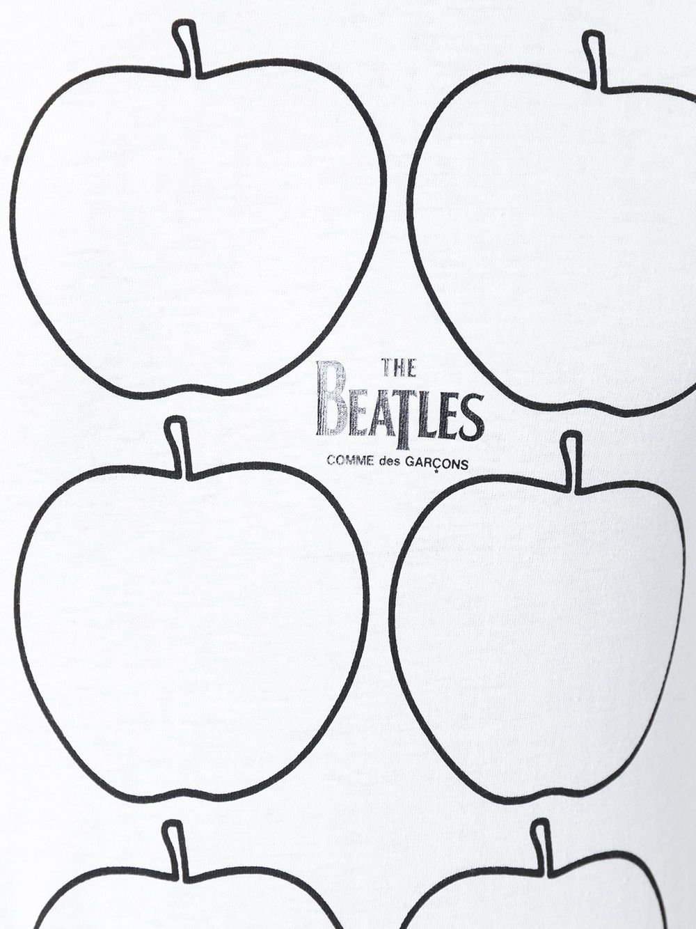 фото The beatles x comme des garçons футболка с принтом