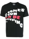The Beatles X Comme Des Garçons Beatles lyrics print T-shirt - Black