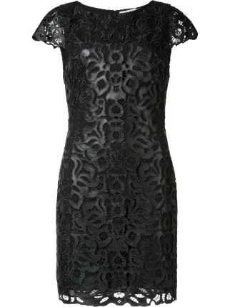 Alice Olivia Penni Faux Leather Dress Farfetch Alice Olivia Penni Faux Leather Dress