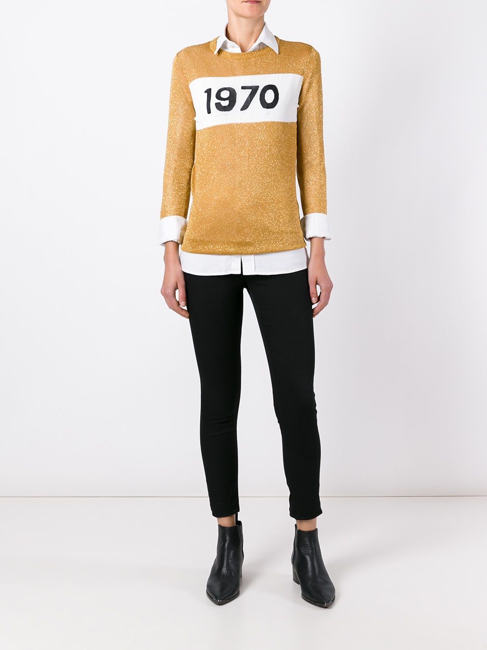 Bella Freud 'Sparkle 1970' jumper - Metallic