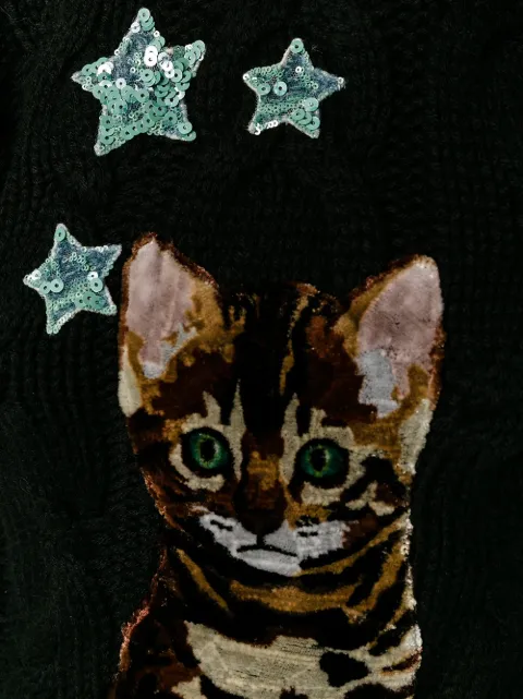 dolce and gabbana cat sweater