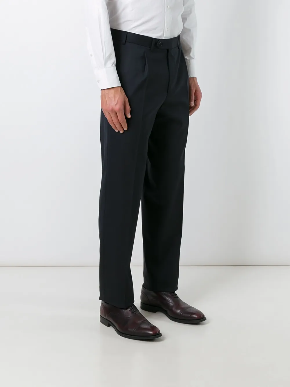  Canali Hose Mit Geradem Bein   Blau 