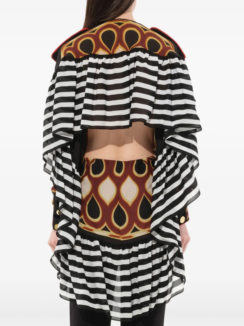  Givenchy Top Estampado Kaleido Eye - Negro 
