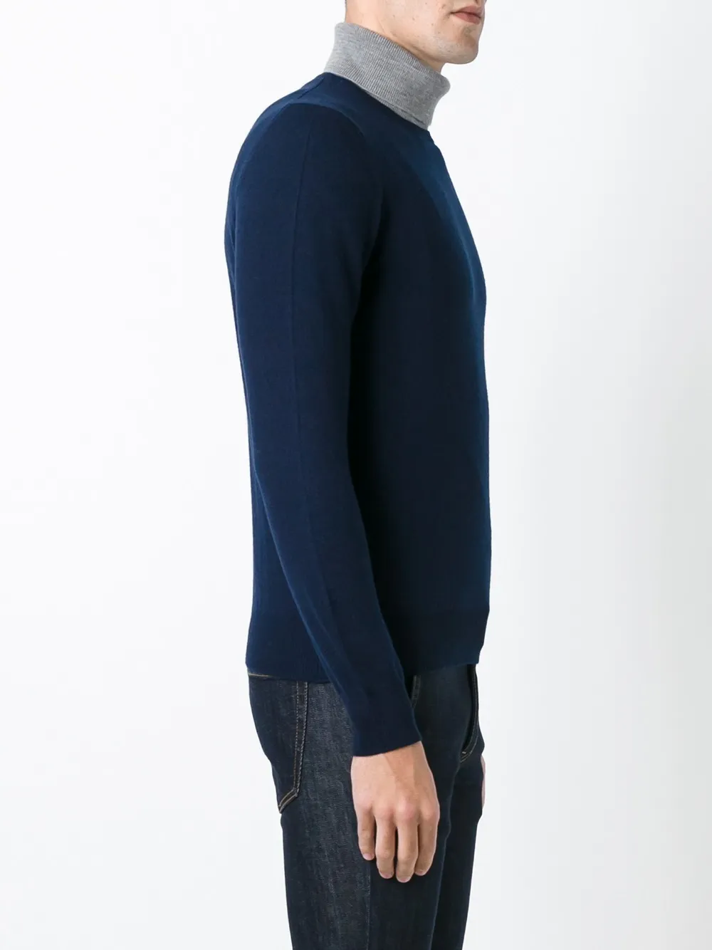 D4.0 Crew-neck Sweater In Blue