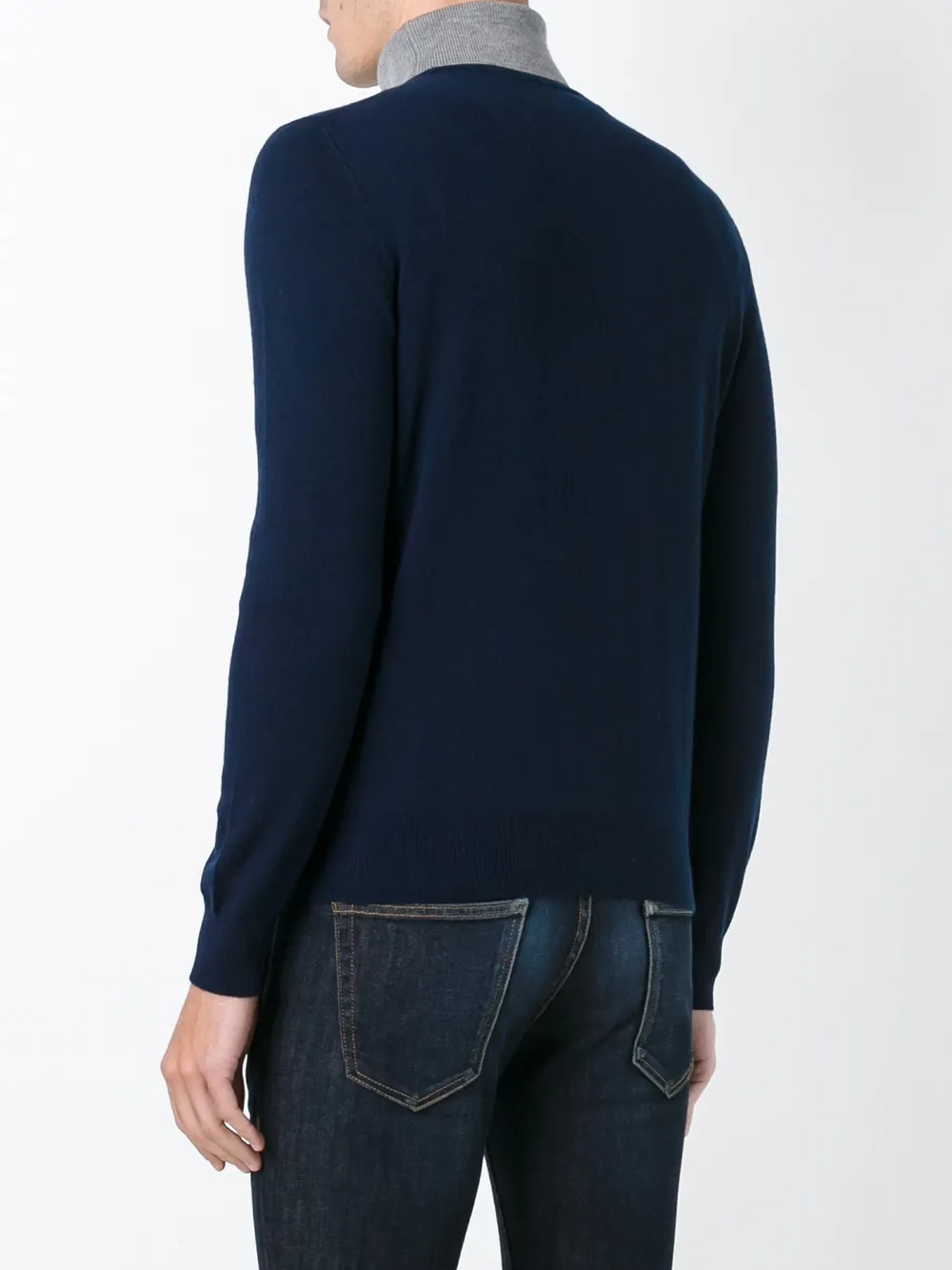 D4.0 Crew-neck Sweater In Blue