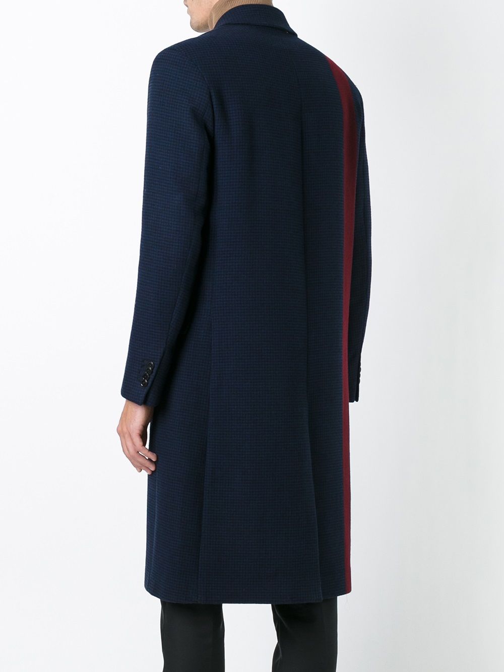 paul smith 双排扣条纹大衣